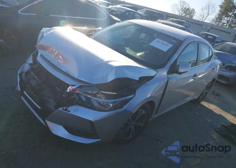 2021 Nissan Sentra Sv Xtronic Cvt z USA, uszkodzony, nr VIN 3N1AB8CV8MY286876